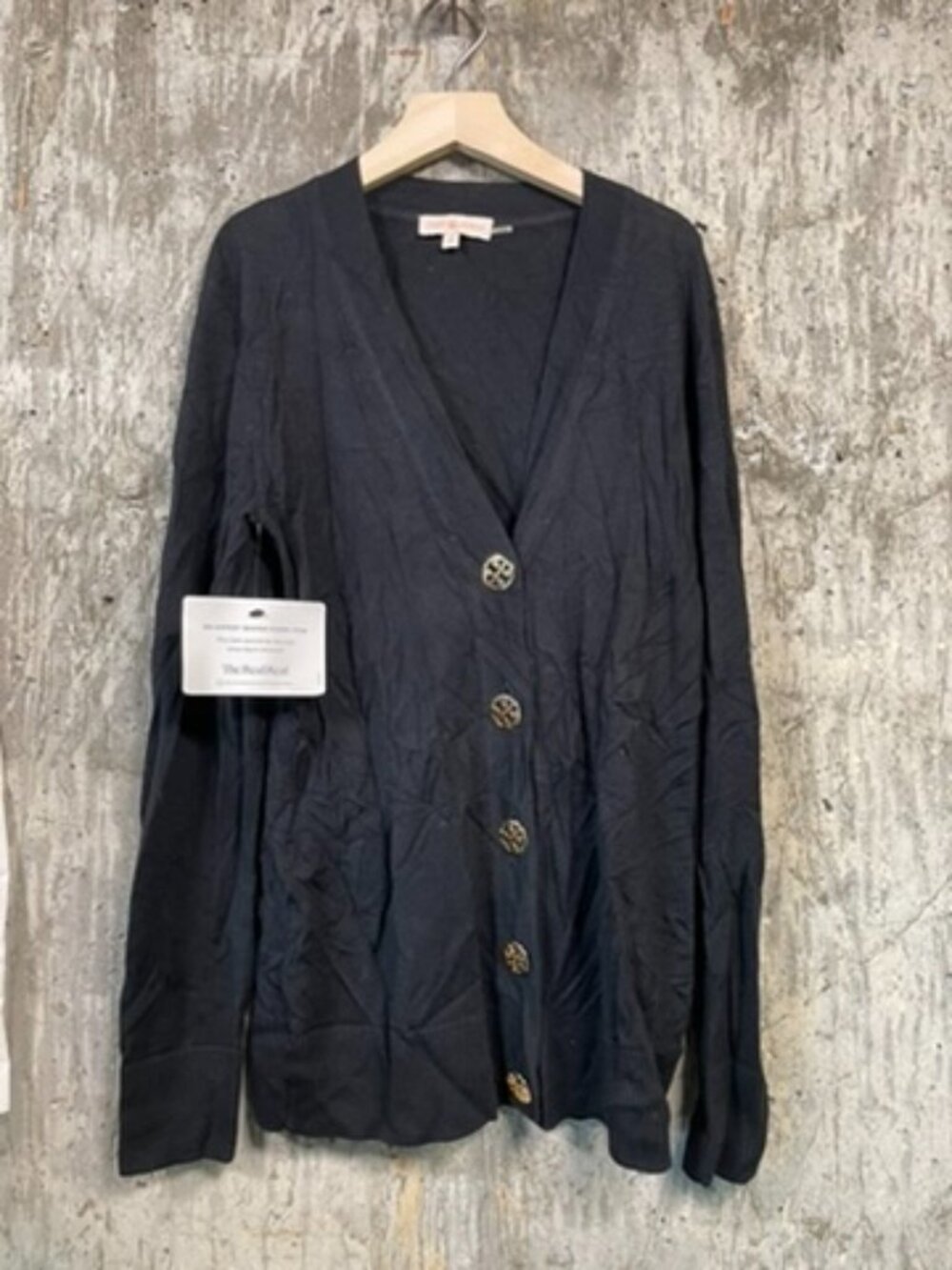 TORY BURCH Women's Button Down Cardigan in Black Size M